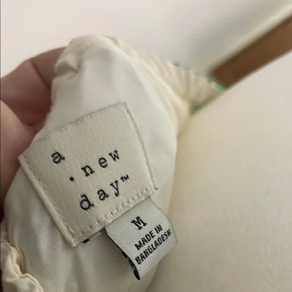 a new day Cream Asymmetrical Ruffled Crop Blouse - Picture 2 of 3